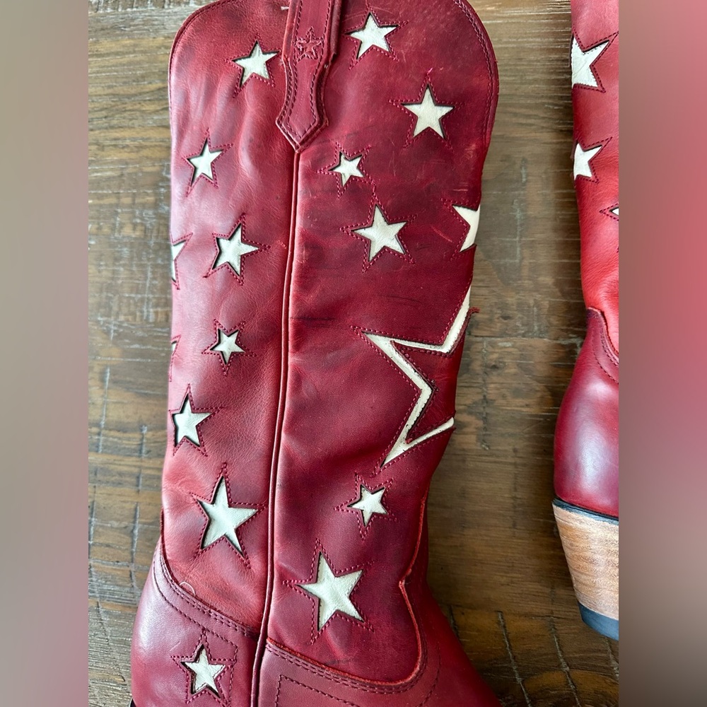 NEW Freebird Red Starzz Leather Boots, Size 10 - Picture 10 of 16